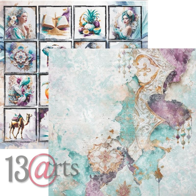 13@rt Tales Of The Sand Paper Pad 12x12