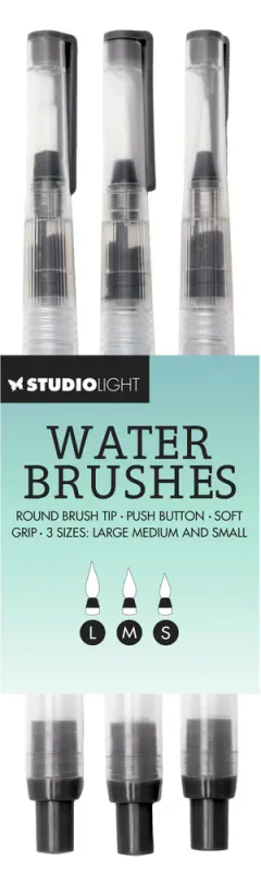 Studio Light – Water Brushes Fine / Medium / Large (3 stk)
