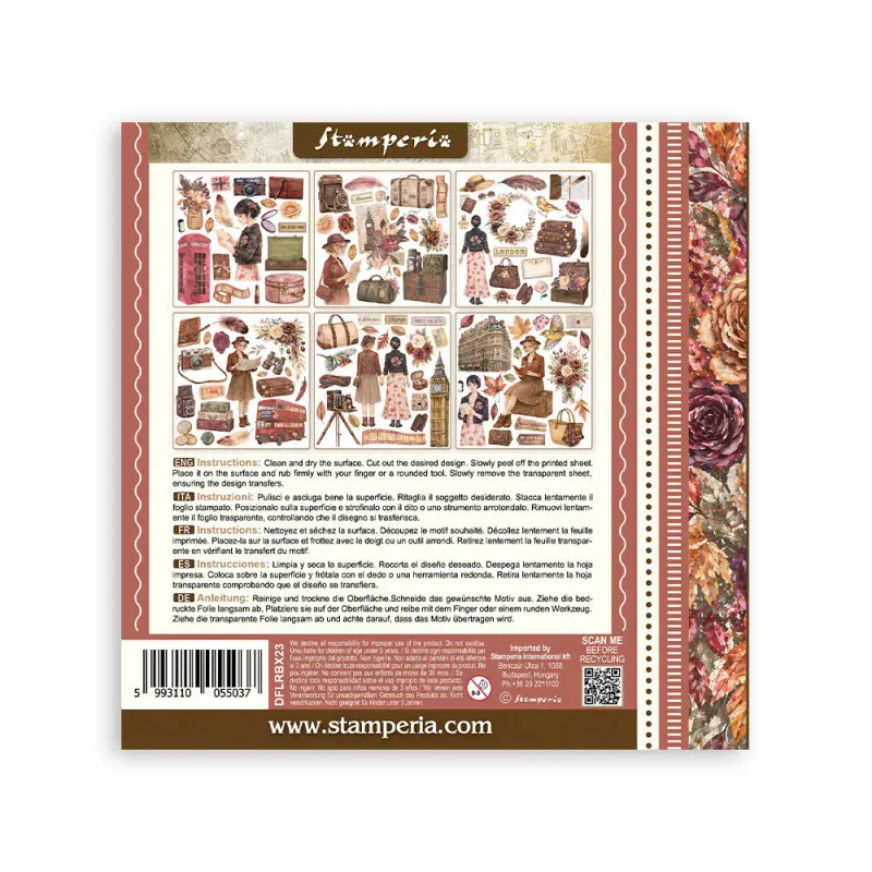 Stamperia – Our Way Rub-On – 6 ark