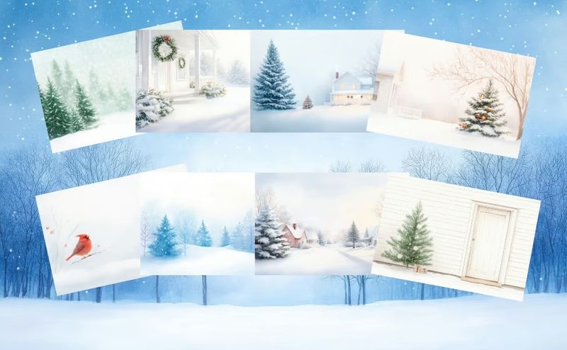 Winter Scenes Scrapbook Paper Vol. 2 – Poortoast