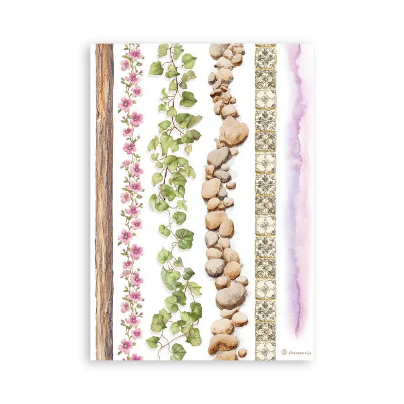 Stamperia – All Around A5 Washi Pad (8 ark)