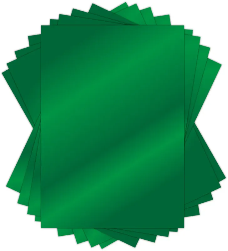 Craft Consortium The Essential Mirror Card A4 Green (10 stk)