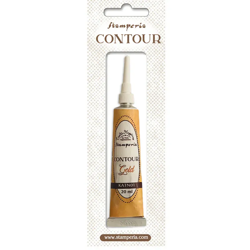 Stamperia Create Happiness Contour Liner Gull 20 ml