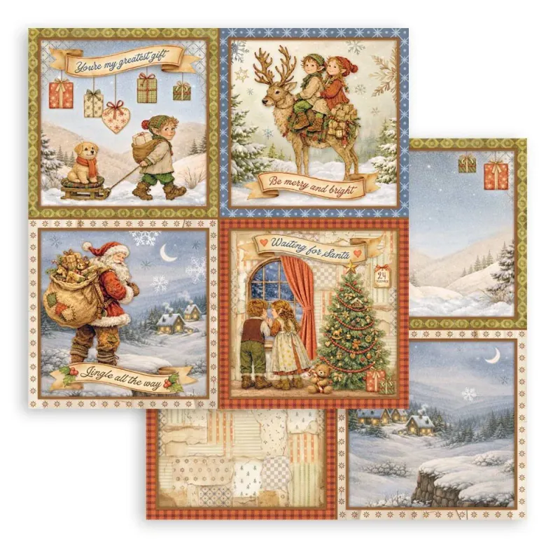 Stamperia Silent Night Paper Pad 12 × 12