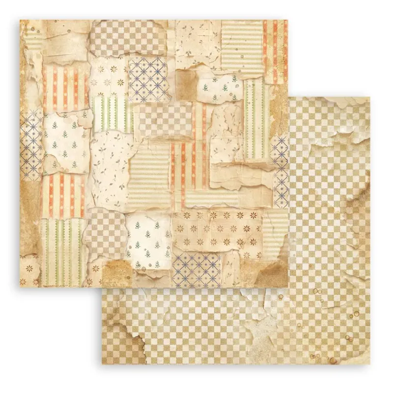 Stamperia Silent Night Backgrounds Selection Paper Pad 8 × 8
