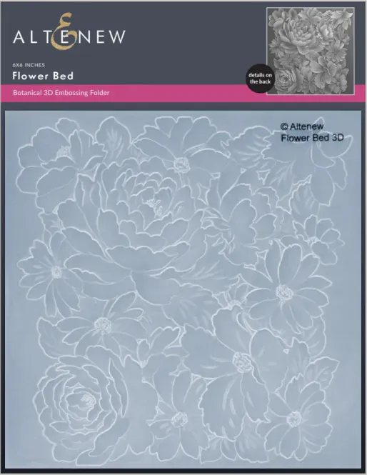 Hovedbilde Altenew – Flower Bed 3D Embossing Folder 6