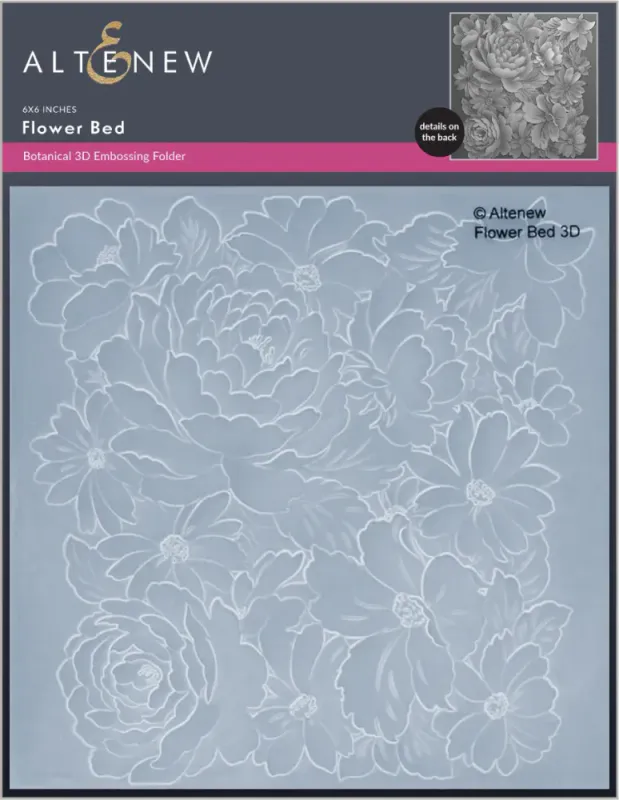 Altenew – Flower Bed 3D Embossing Folder 6