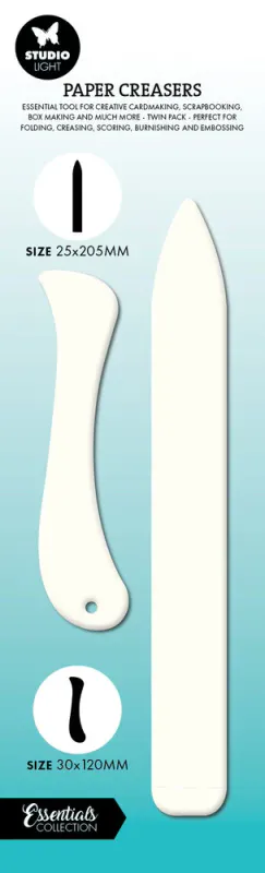 Studio Light Paper Creaser – Straight and Curved Bone folders