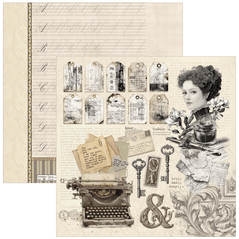 Ciao Bella – Typographic Paper Pad 12x12